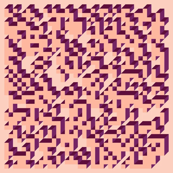 Edward Zajecs 2. Cubo 'nun 1971' deki uygulaması. Esasen 8 taştan oluşan bir Truchet fayans seti ve yerleştirme sanatı illüstrasyonu için kurallar 