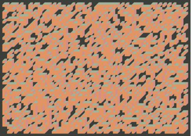 Edward Zajecs 2. Cubo 'nun 1971' deki uygulaması. Esasen 8 taştan oluşan bir Truchet fayans seti ve yerleştirme sanatı illüstrasyonu için kurallar 