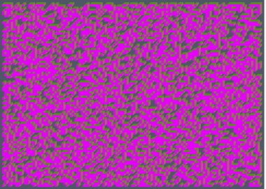 Edward Zajecs 2. Cubo 'nun 1971' deki uygulaması. Esasen 8 taştan oluşan bir Truchet fayans seti ve yerleştirme sanatı illüstrasyonu için kurallar 