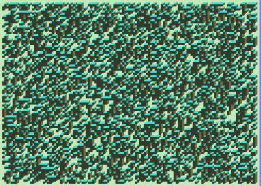 Edward Zajecs 2. Cubo 'nun 1971' deki uygulaması. Esasen 8 taştan oluşan bir Truchet fayans seti ve yerleştirme sanatı illüstrasyonu için kurallar 