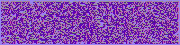 Edward Zajecs 2. Cubo 'nun 1971' deki uygulaması. Esasen 8 taştan oluşan bir Truchet fayans seti ve yerleştirme sanatı illüstrasyonu için kurallar 