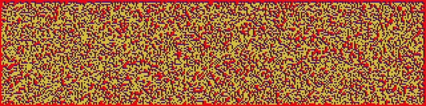 Edward Zajecs 2. Cubo 'nun 1971' deki uygulaması. Esasen 8 taştan oluşan bir Truchet fayans seti ve yerleştirme sanatı illüstrasyonu için kurallar 