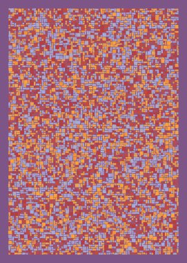 Ofset Quad üretken sanat arkaplan çizimi