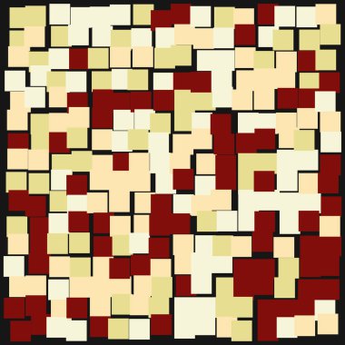 Ofset Quad üretken sanat arkaplan çizimi