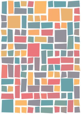 Ofset Quad üretken sanat arkaplan çizimi