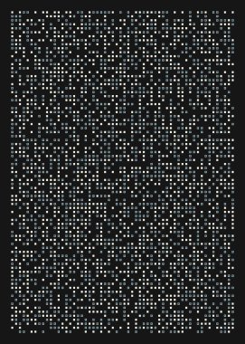 Ofset Quad üretken sanat arkaplan çizimi