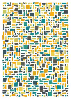 Ofset Quad üretken sanat arkaplan çizimi