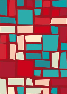 Ofset Quad üretken sanat arkaplan çizimi