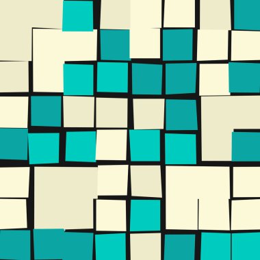 Ofset Quad üretken sanat arkaplan çizimi