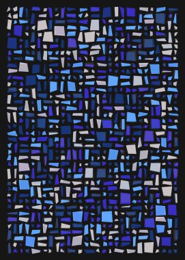 Ofset Quad üretken sanat arkaplan çizimi