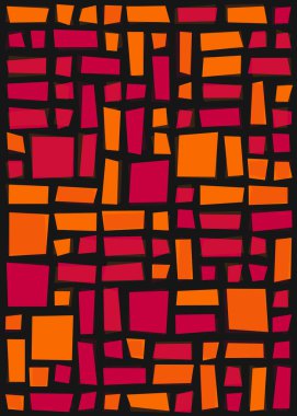 Ofset Quad üretken sanat arkaplan çizimi