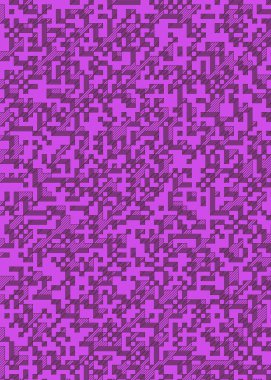 Edward Zajec 'in 1971' deki Il Cubo 'sunun uygulanması. Esasen 8 taştan oluşan bir Truchet fayans seti ve yerleştirme sanatı illüstrasyonu için kurallar