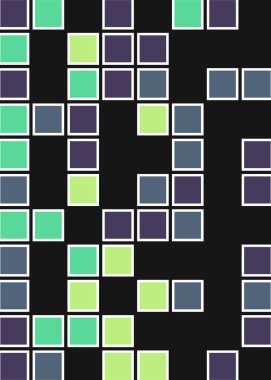 Ofset Quad üretken sanat arkaplan çizimi