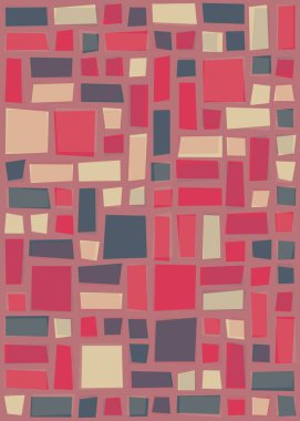 Ofset Quad üretken sanat arkaplan çizimi