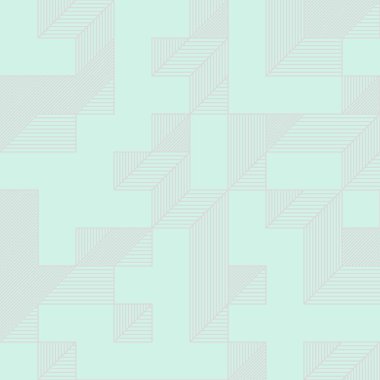 Edward Zajec 'in 1971' deki Il Cubo 'sunun uygulanması. Esasen 8 taştan oluşan bir Truchet fayans seti ve yerleştirme sanatı illüstrasyonu için kurallar