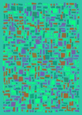 Ofset Quad üretken sanat arkaplan çizimi