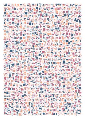 Ofset Quad üretken sanat arkaplan çizimi