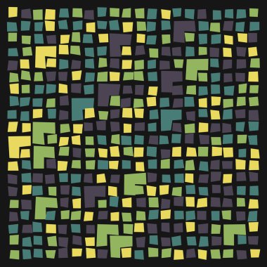 Ofset Quad üretken sanat arkaplan çizimi