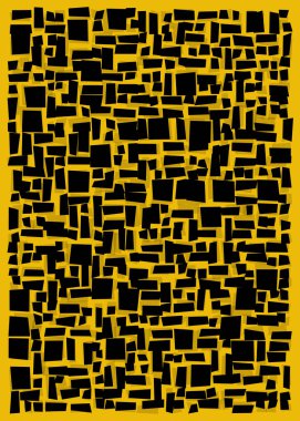 Ofset Quad üretken sanat arkaplan çizimi