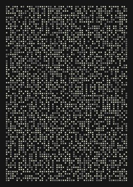 Ofset Quad üretken sanat arkaplan çizimi