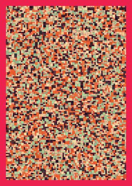 Ofset Quad üretken sanat arkaplan çizimi