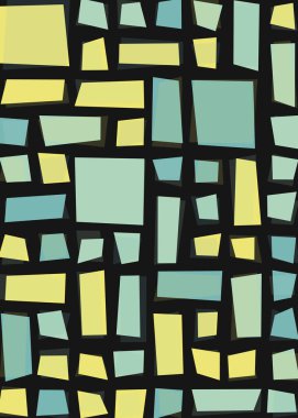 Ofset Quad üretken sanat arkaplan çizimi