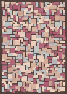 Ofset Quad üretken sanat arkaplan çizimi