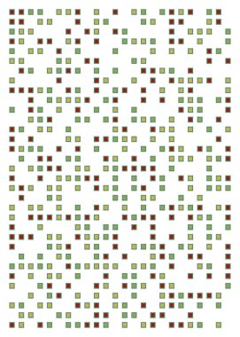 Ofset Quad üretken sanat arkaplan çizimi