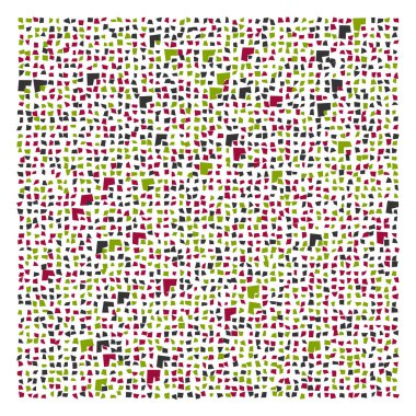 Ofset Quad üretken sanat arkaplan çizimi