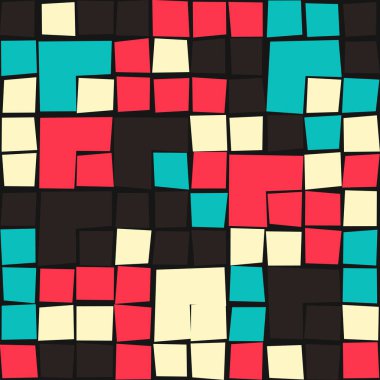 Ofset Quad üretken sanat arkaplan çizimi