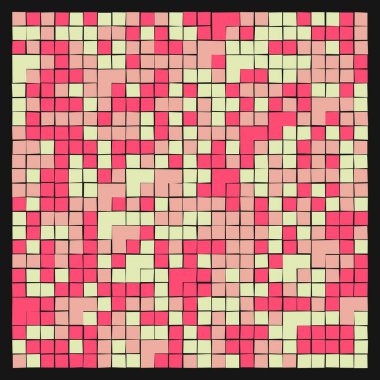 Ofset Quad üretken sanat arkaplan çizimi