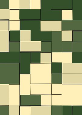Ofset Quad üretken sanat arkaplan çizimi