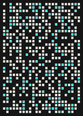 Ofset Quad üretken sanat arkaplan çizimi