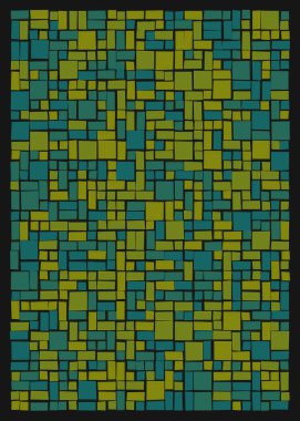 Ofset Quad üretken sanat arkaplan çizimi