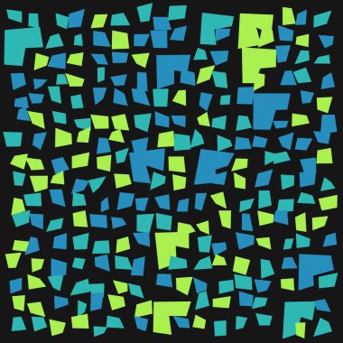 Ofset Quad üretken sanat arkaplan çizimi