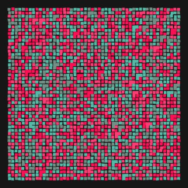 Ofset Quad üretken sanat arkaplan çizimi