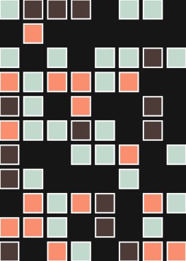 Ofset Quad üretken sanat arkaplan çizimi