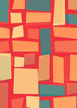 Ofset Quad üretken sanat arkaplan çizimi