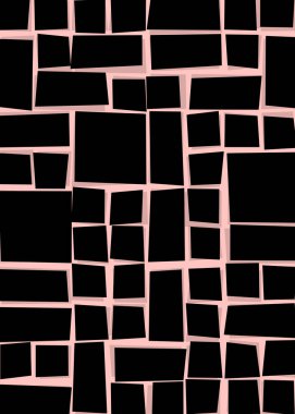 Ofset Quad üretken sanat arkaplan çizimi