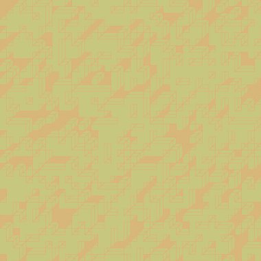 Edward Zajec 'in 1971' deki Il Cubo 'sunun uygulanması. Esasen 8 taştan oluşan bir Truchet fayans seti ve yerleştirme sanatı illüstrasyonu için kurallar