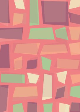 Ofset Quad üretken sanat arkaplan çizimi