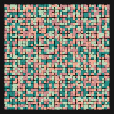 Ofset Quad üretken sanat arkaplan çizimi