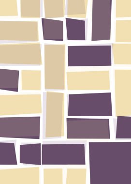 Ofset Quad üretken sanat arkaplan çizimi