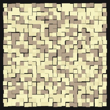 Ofset Quad üretken sanat arkaplan çizimi