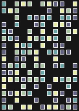 Ofset Quad üretken sanat arkaplan çizimi