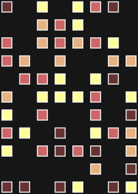 Ofset Quad üretken sanat arkaplan çizimi