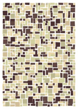 Ofset Quad üretken sanat arkaplan çizimi