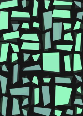 Ofset Quad üretken sanat arkaplan çizimi