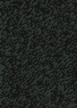 Edward Zajec 'in 1971' deki Il Cubo 'sunun uygulanması. Esasen 8 taştan oluşan bir Truchet fayans seti ve yerleştirme sanatı illüstrasyonu için kurallar