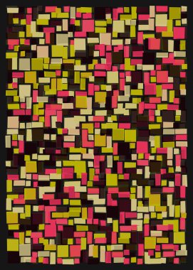 Ofset Quad üretken sanat arkaplan çizimi